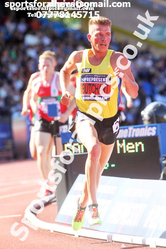Mens 5000 metres, World Championship Team Trials, Alexander Stadium, Birmingham